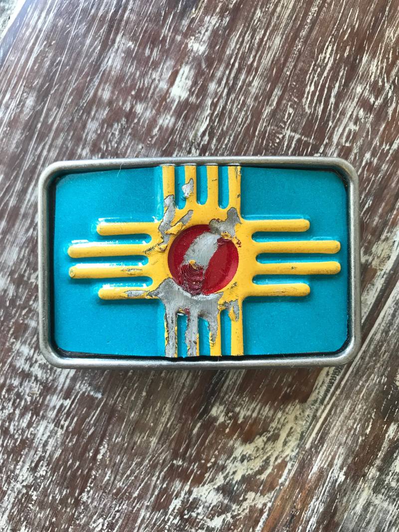 Zia Türkis | Verwittert - Tolles Geschenk Für Sie Oder Ihn von Rusticbuckles