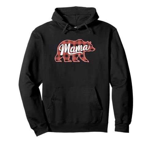 Mama Bear Buffalo Karo Rot Kariert Familie Weihnachten Pullover Hoodie Mama Bear Buffalo Karo Rot Kariert Familie Weihnachten Pullover Hoodie von Rustikales Buffalo Karo Mama Bear Family Liebe