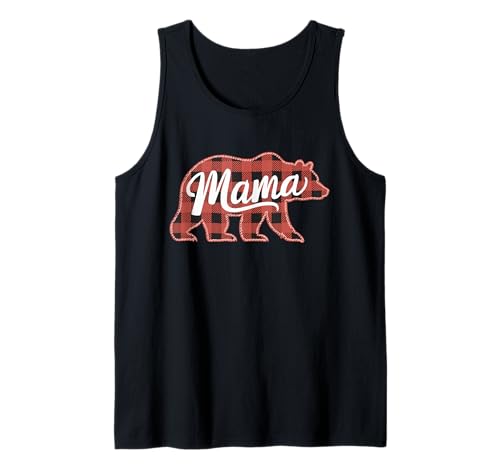 Mama Bear Buffalo Karo Rot Kariert Familie Weihnachten Tank Top Mama Bear Buffalo Karo Rot Kariert Familie Weihnachten Tank Top von Rustikales Buffalo Karo Mama Bear Family Liebe
