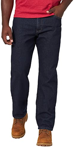 Rustler Herren Klassische, entspannte Passform Jeans, Soft Rinse, 42W / 32L von Rustler