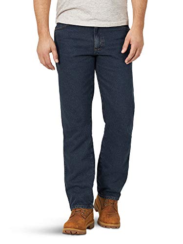Rustler Herren Classic Relaxed Fit Jeans, Dunkle Tönung, 40W / 32L von Rustler