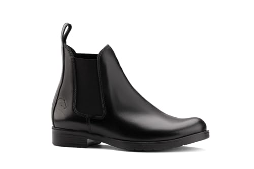 Rusttler Jodhpur Reitstiefelette klassisch Karo Echtleder Schwarz Damen Gummisohle 35-41 Rusttler Jodhpur Reitstiefelette klassisch Karo Echtleder Schwarz Damen Gummisohle 35-41 von Rusttler