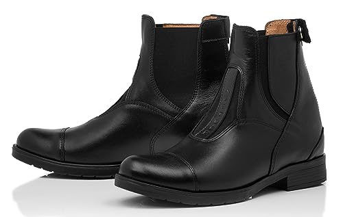 Rusttler Jodhpurstiefelette Reißverschluss Echtes leder Kleo Schwarz Damen 35-41 (38) von Rusttler