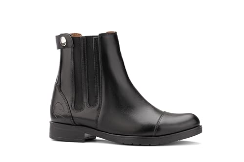 Rusttler Jodhpurstiefelette Reißverschluss Echtes Leder Tarra Schwarz Damen 35-47 von Rusttler