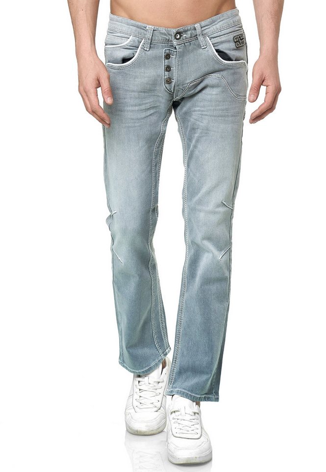 Rusty Neal Straight-Jeans im bequemen Straight Fit-Schnitt von Rusty Neal