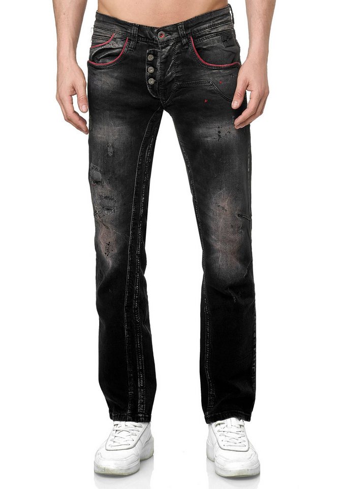 Rusty Neal Bequeme Jeans in geradem Schnitt von Rusty Neal