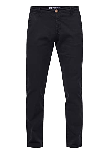 Rusty Neal Chinohose Stretch Regular Fit 'MARSU' Straight-Fit Stretch-Cotton-Pants Klassisch Geschnitten Freizeithose Business-Hose 233, Farbe:Schwarz, Größe Jeans 30L-36L:34W / 34L von Rusty Neal