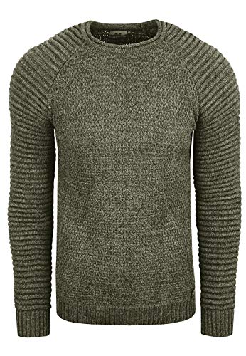 Rusty Neal FR13318 Herren Strickpullover Kapuzenpullover Hoodie Pullover, Größe S-6XL:L, Farbe:Khaki von Rusty Neal
