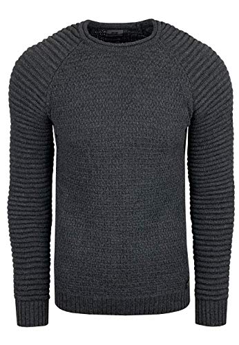 Rusty Neal FR13318 Herren Strickpullover Kapuzenpullover Hoodie Pullover, Größe S-6XL:XL, Farbe:Anthrazit von Rusty Neal