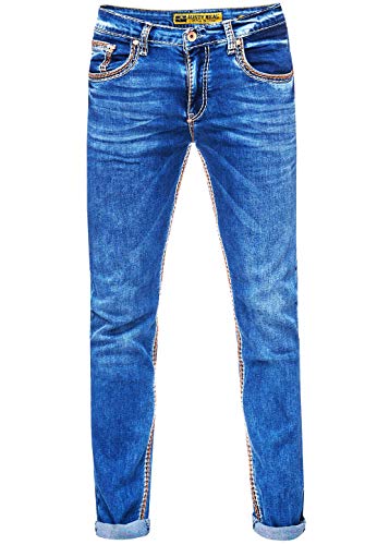 Rusty Neal Herren Jeans Hose R8323-29 Blau von Rusty Neal