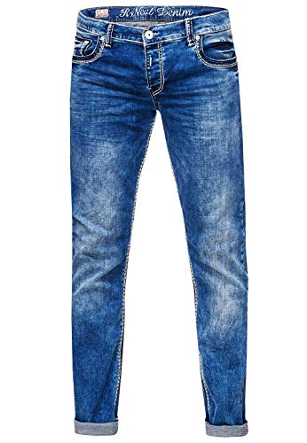 Rusty Neal Herren Jeans R-7444-4 Straight-Cut 32/34 von Rusty Neal