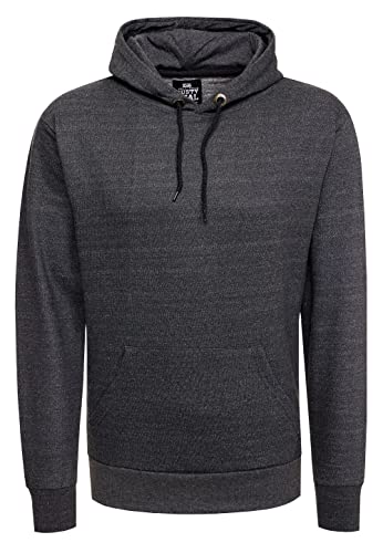 Rusty Neal Kapuzenpullover Herren Sweatshirt mit Kapuze Basic Regular Fit Stretch Baumwoll Pullover Hoodie Sweater 161, Größe S-6XL:2XL, Farbe:Anthrazit von Rusty Neal