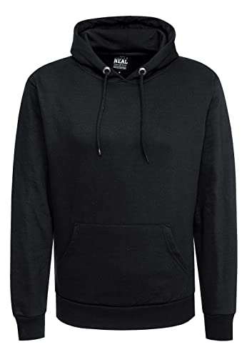Rusty Neal Kapuzenpullover Herren Sweatshirt mit Kapuze Basic Regular Fit Stretch Baumwoll Pullover Hoodie Sweater 161, Größe S-6XL:M, Farbe:Schwarz Rusty Neal Kapuzenpullover Herren Sweatshirt mit Kapuze Basic Regular Fit Stretch Baumwoll Pullover Hoodie Sweater 161, Größe S-6XL:M, Farbe:Schwarz von Rusty Neal