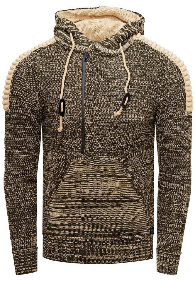 Rusty Neal Kapuzensweatshirt Knitwear mit praktischem Reißverschluss von Rusty Neal