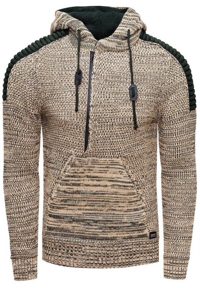 Rusty Neal Kapuzensweatshirt Knitwear mit praktischem Reißverschluss von Rusty Neal