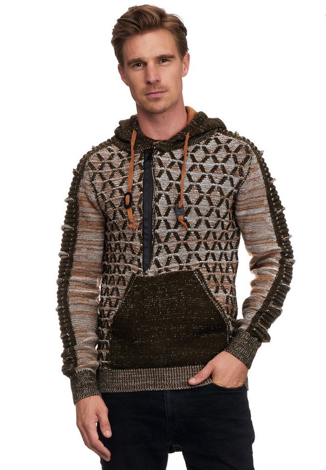 Rusty Neal Kapuzensweatshirt in ausgefallenem Design von Rusty Neal