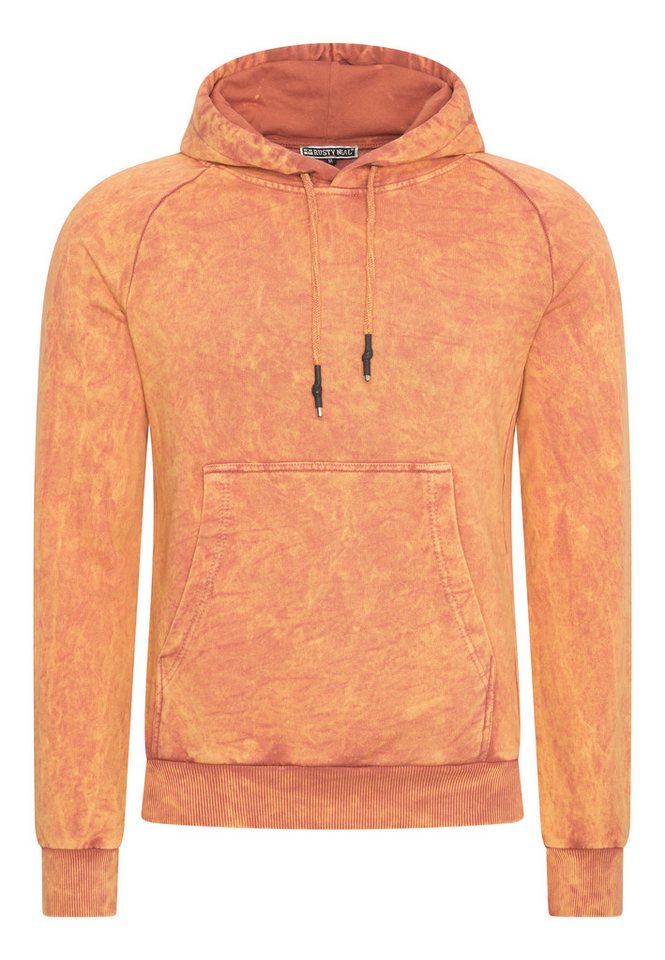 Rusty Neal Kapuzensweatshirt in verwaschenem Design von Rusty Neal