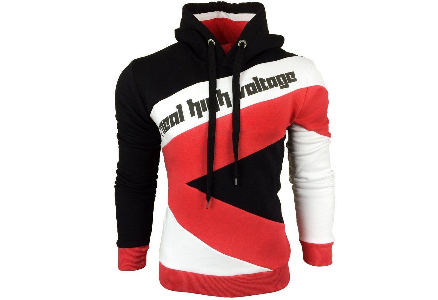 Rusty Neal Kapuzensweatshirt mit modischen Kontrasten von Rusty Neal