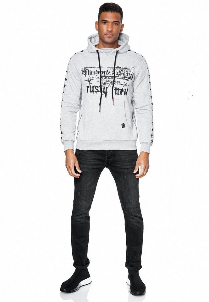 Rusty Neal Kapuzensweatshirt mit plakativem Frontprint von Rusty Neal