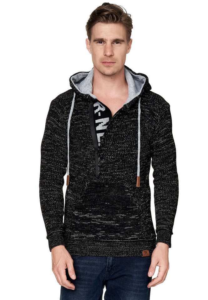 Rusty Neal Kapuzensweatshirt mit stylischem Ausschnitt von Rusty Neal