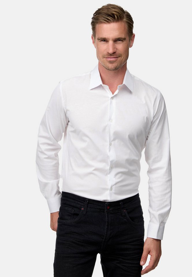Rusty Neal Langarmhemd Langarm im Slim-Fit geschnitten von Rusty Neal