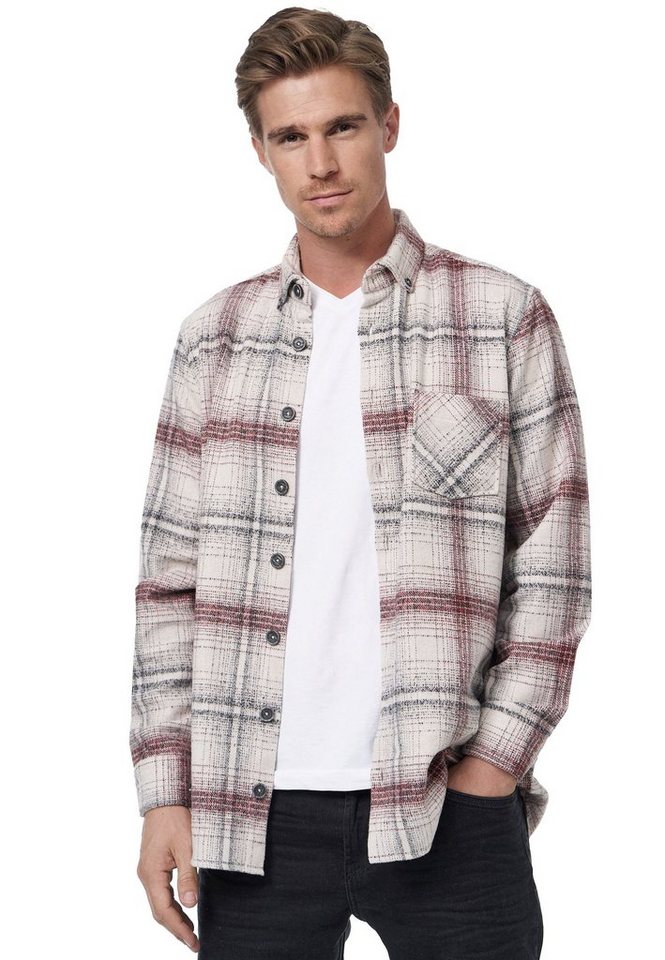 Rusty Neal Langarmhemd im trendigen Holzfäller-Look von Rusty Neal