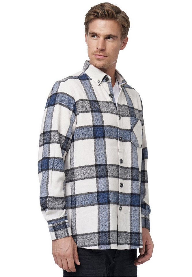 Rusty Neal Langarmhemd im trendigen Holzfäller-Look von Rusty Neal