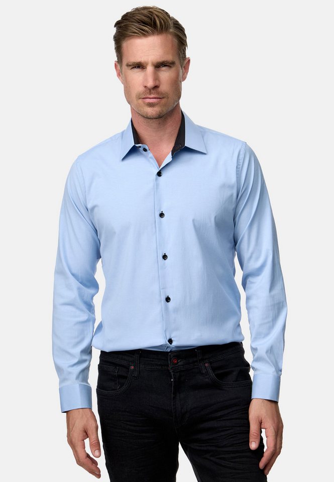 Rusty Neal Langarmhemd mit Weste und Krawatte von Rusty Neal