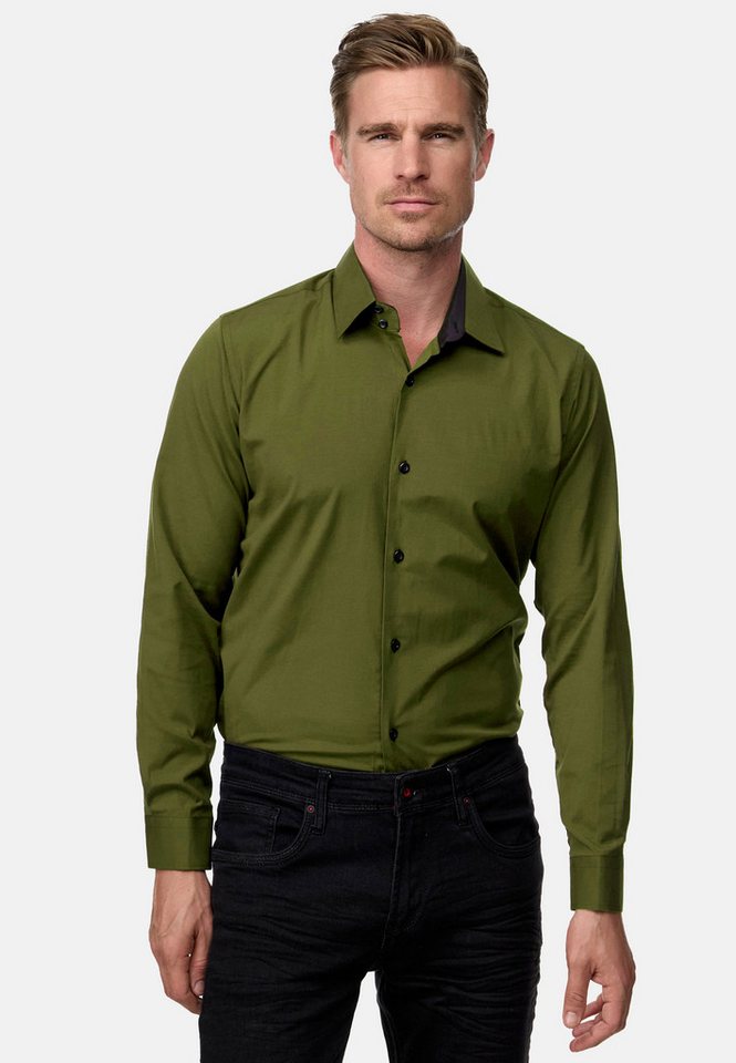 Rusty Neal Langarmhemd mit Weste und Krawatte von Rusty Neal