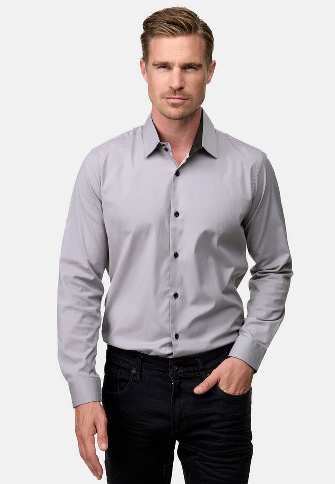 Rusty Neal Langarmhemd mit Weste und Krawatte von Rusty Neal