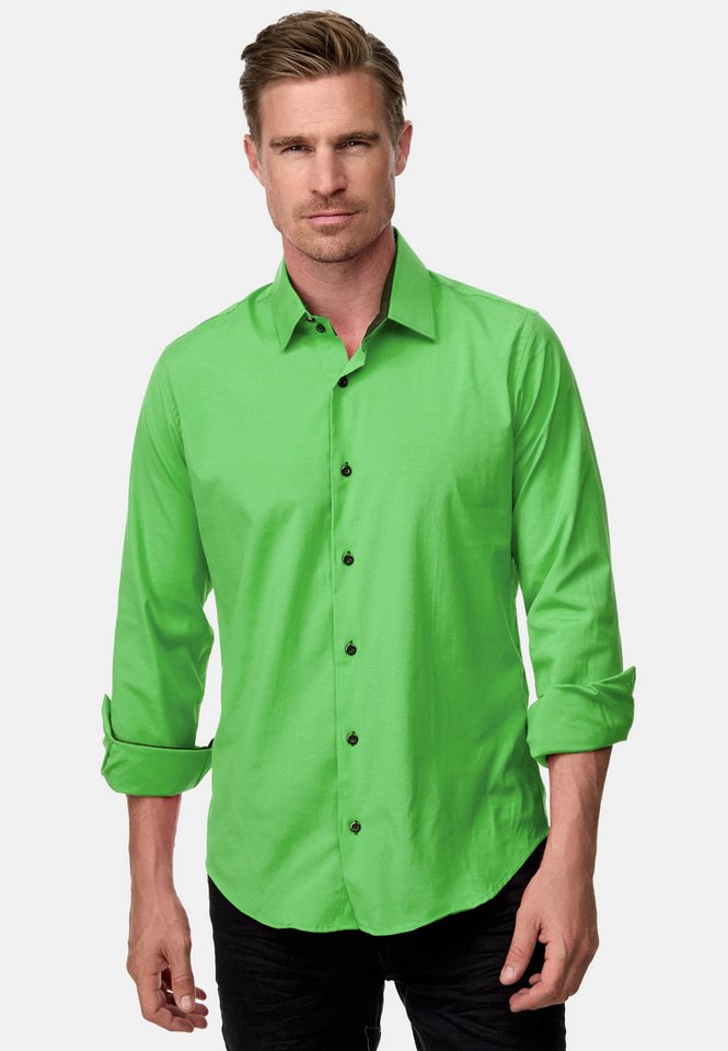 Rusty Neal Langarmhemd mit Weste und Krawatte von Rusty Neal