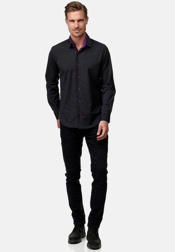 Rusty Neal Langarmhemd mit Weste und Krawatte von Rusty Neal