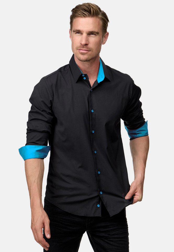 Rusty Neal Langarmhemd mit Weste und Krawatte von Rusty Neal