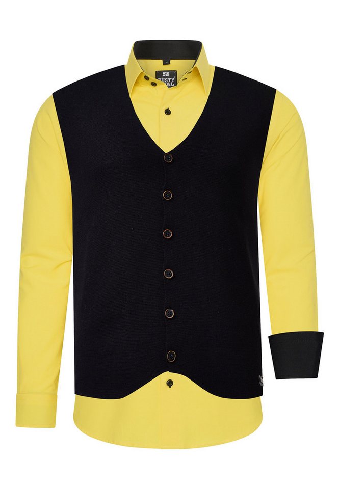 Rusty Neal Langarmhemd mit Weste von Rusty Neal