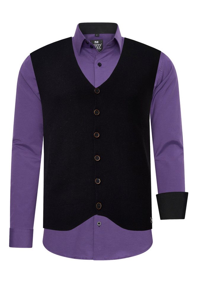 Rusty Neal Langarmhemd mit Weste von Rusty Neal