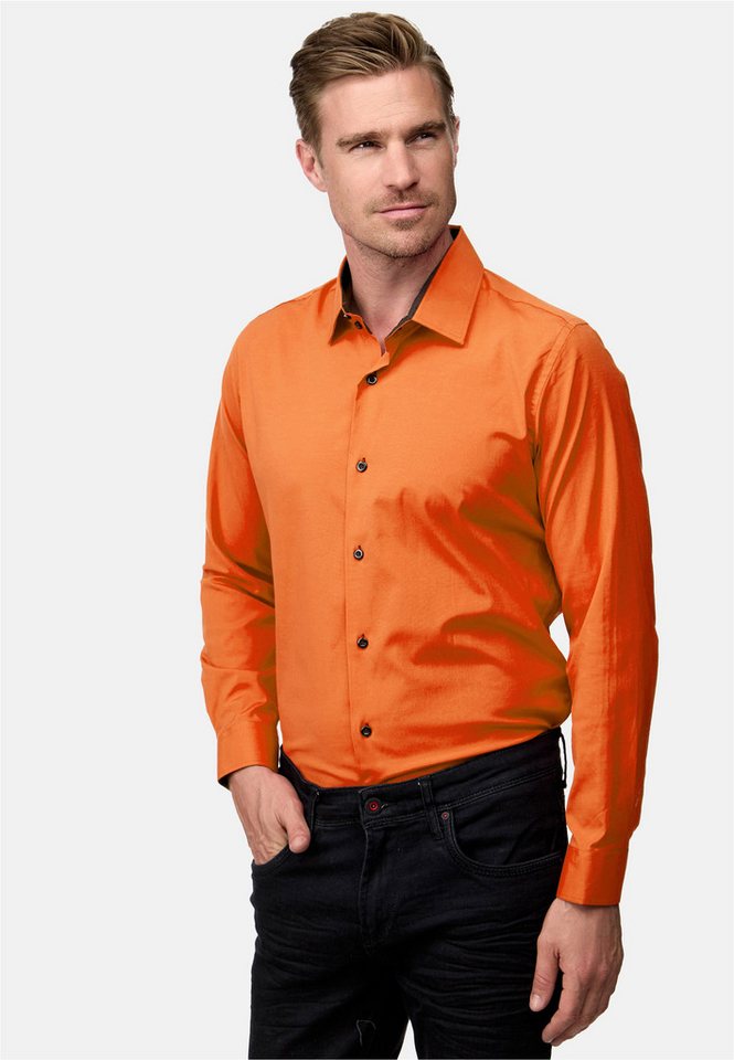 Rusty Neal Langarmhemd mit trendigem Farbkontrast Rusty Neal Langarmhemd mit trendigem Farbkontrast von Rusty Neal