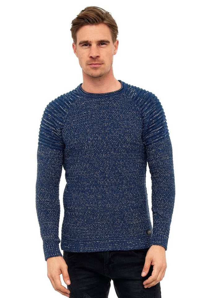 Rusty Neal Strickpullover im modischen Strick-Design von Rusty Neal