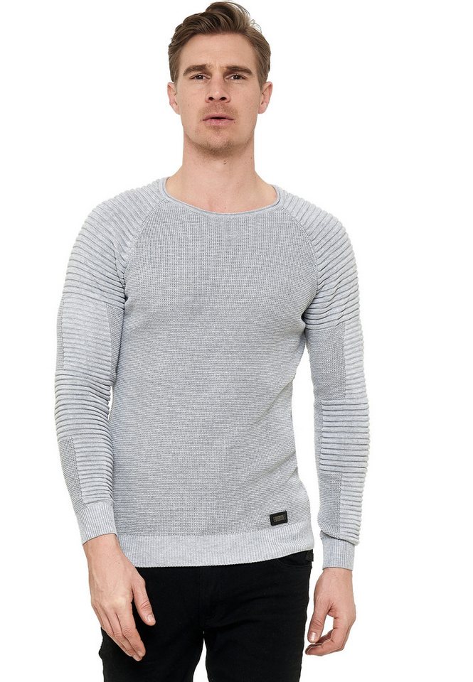 Rusty Neal Strickpullover mit modernem Rundhalsausschnitt von Rusty Neal