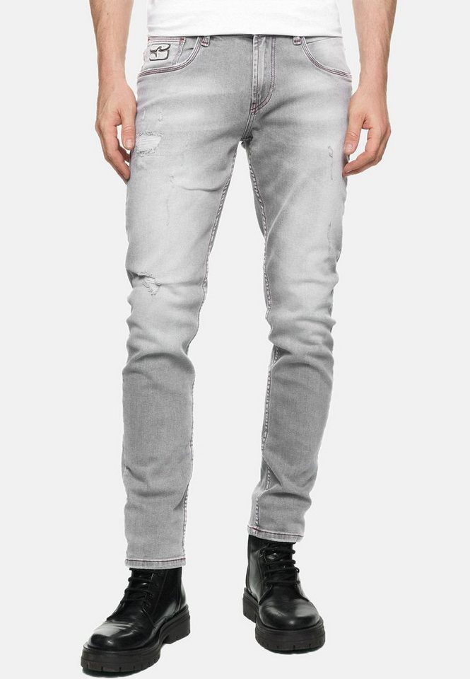 Rusty Neal Straight-Jeans TORI mit dezenter Waschung von Rusty Neal