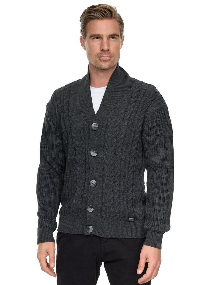 Rusty Neal Strickjacke Rusty Neal Knitwear mit durchgehender Knopfleiste von Rusty Neal