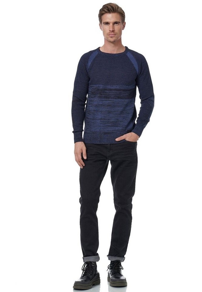 Rusty Neal Strickpullover RUSTY NEAL Knitwear im sportiven Stil von Rusty Neal