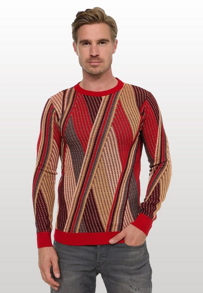 Rusty Neal Strickpullover im Colorblock-Design Rusty Neal Strickpullover im Colorblock-Design von Rusty Neal