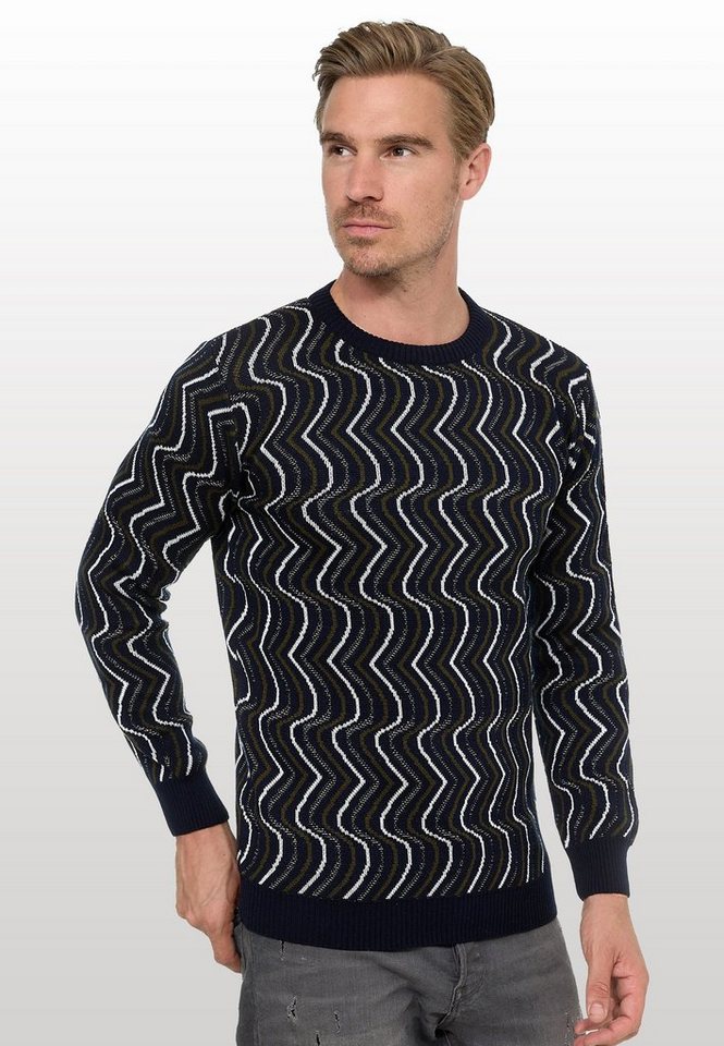 Rusty Neal Strickpullover in tollem Design von Rusty Neal