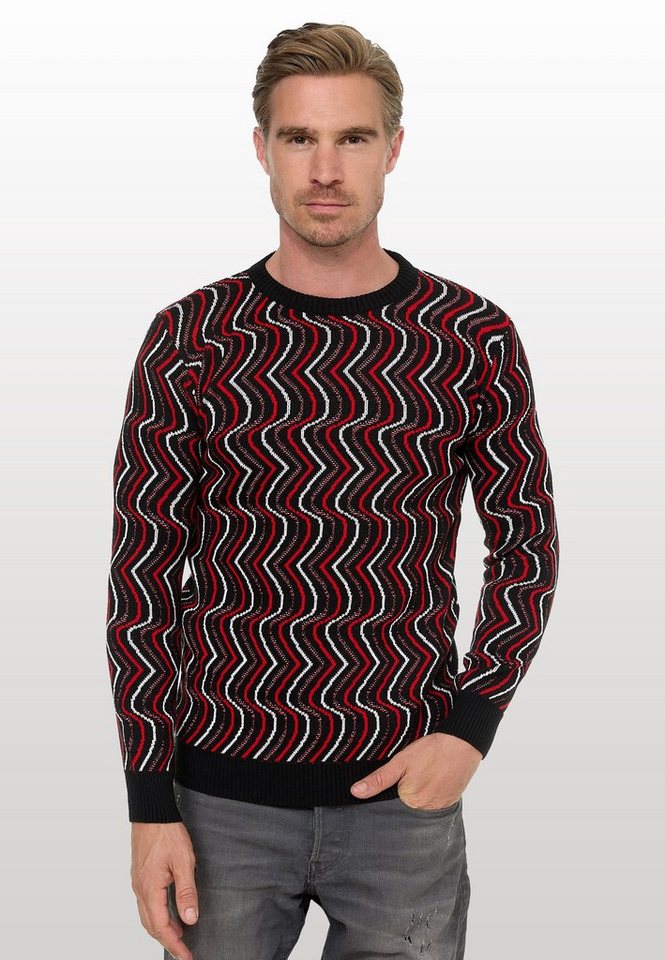 Rusty Neal Strickpullover in tollem Design von Rusty Neal