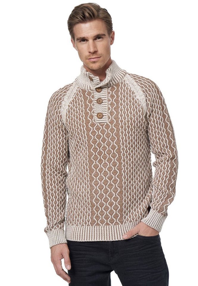 Rusty Neal Strickpullover in tollem Grobstrick-Design von Rusty Neal