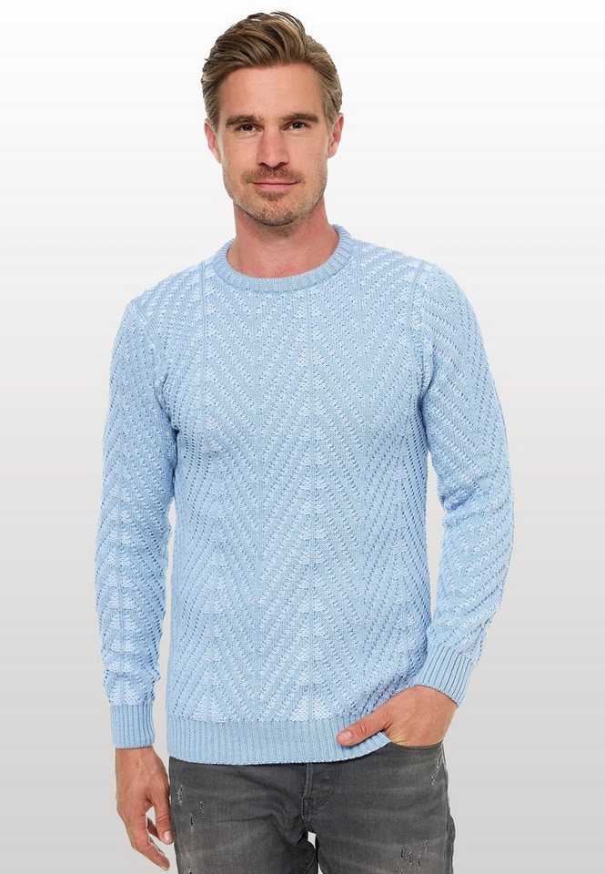 Rusty Neal Strickpullover mit angesagtem Design von Rusty Neal
