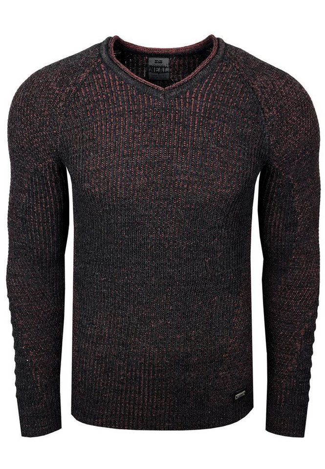 Rusty Neal Strickpullover mit ausgefallenem Strickmuster von Rusty Neal