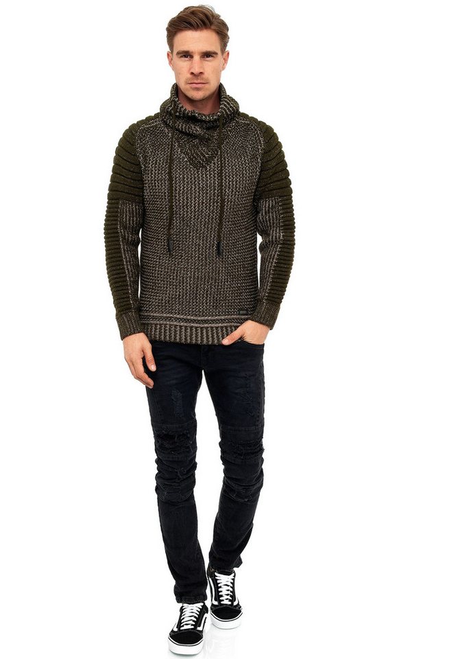 Rusty Neal Strickpullover mit hochabschließendem Kragen von Rusty Neal