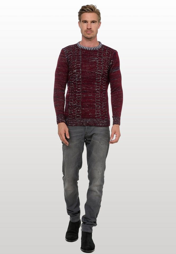 Rusty Neal Strickpullover mit meliertem Design von Rusty Neal