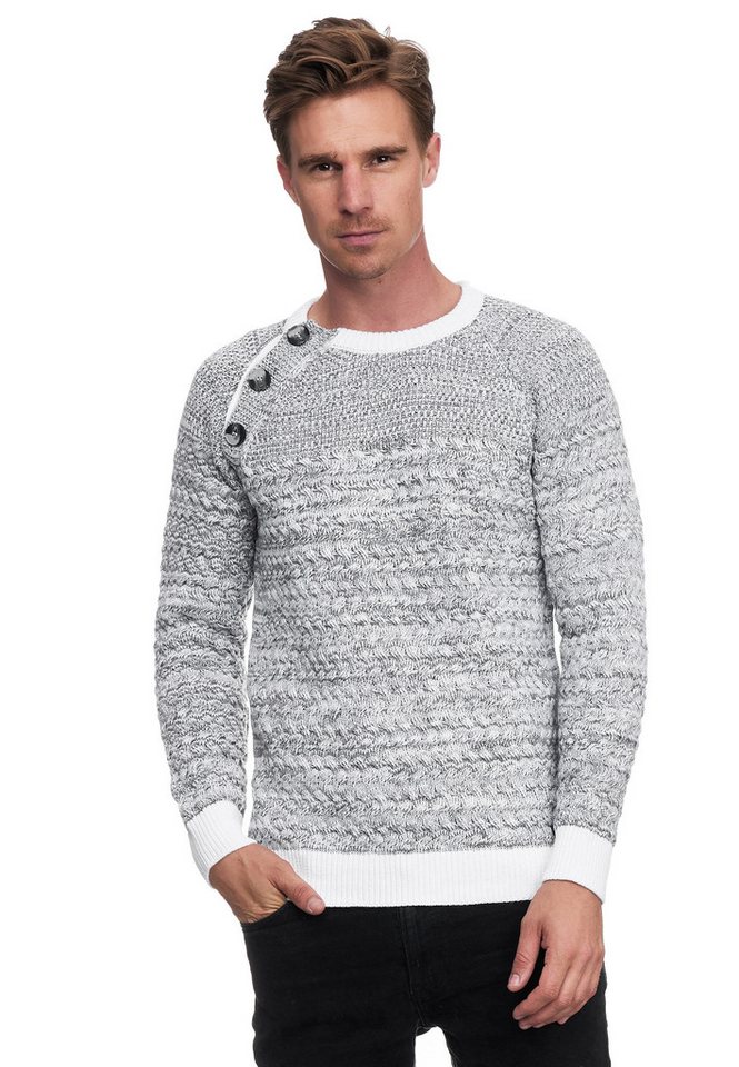 Rusty Neal Strickpullover mit modischen Knöpfen von Rusty Neal